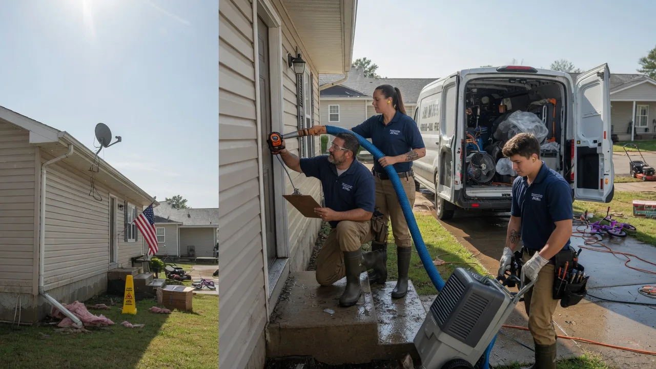 Ceiling Water Damage Restoration in Papineau, IL near me
